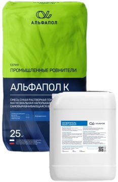 АЛЬФАПОЛ К — магнезиальный высокопрочный наливной пол