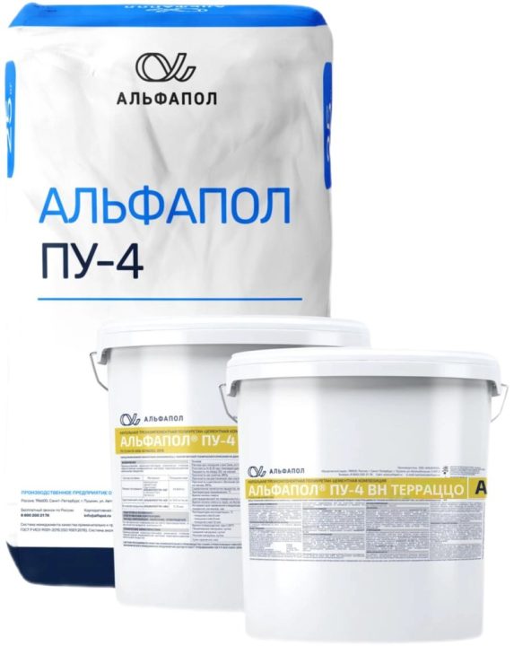 ALFAPOL PU-4VN TERRAZZO — poliuretan-sement terrazzo-beton
