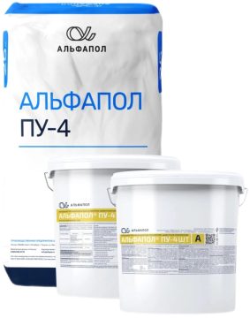 ALFAPOL PU-4ShT — polyurethane-cement render for skirtings and coves