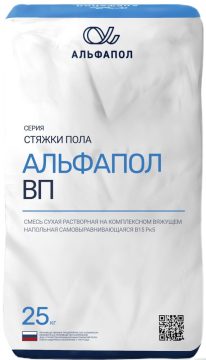 АЛЬФАПОЛ ВП — самовыравнивающаяся стяжка пола