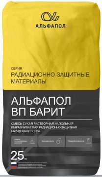 ALFAPOL VP BARIT — rentgen xonalari uchun barit styajka
