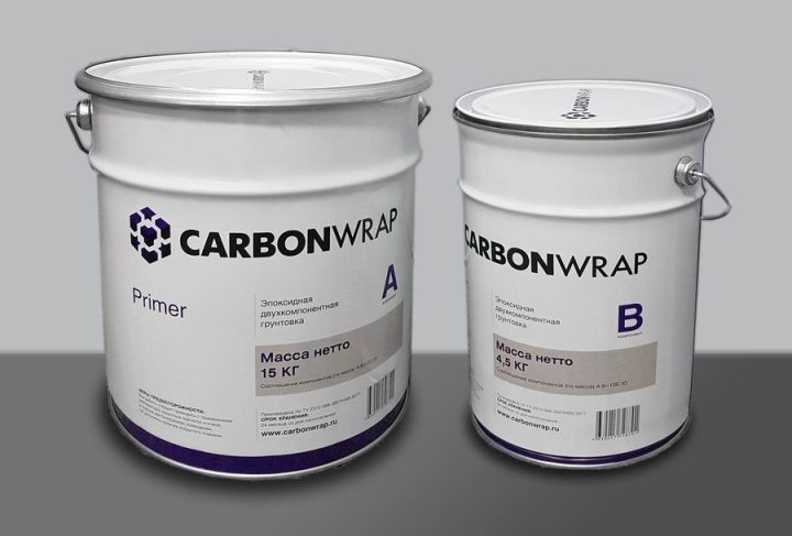 CarbonWrap® Primer ikki komponentli epoksid gruntovkasi — asosni tayyorlash