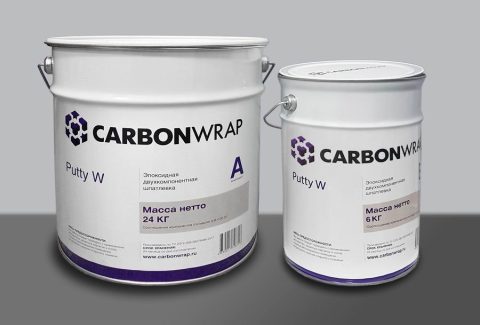 CarbonWrap® Putty W ikki komponentli epoksid shpaklyovkasi — +5…+23 °C dagi ishlar uchun