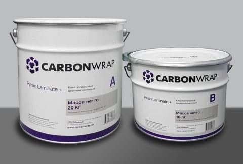 CarbonWrap® Resin Laminate+ ikki komponentli epoksid yelimi — lamel va plastinalar uchun