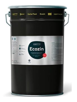 ECOZIN 96% rux bilan toʻldirilgan grunt — poliorganosiloksan sovuq ruxlash