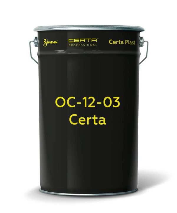 OS-12-03 CERTA — +150 °C gacha atmosferaga chidamli organosilikat grunt-emal