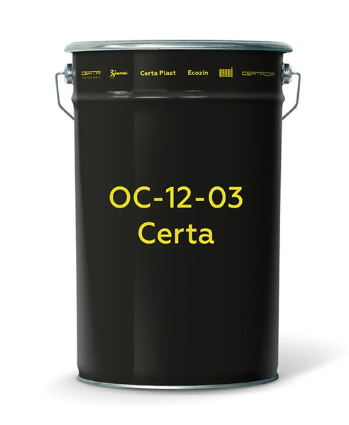 OS 12-03 CERTA — metall va beton uchun +300 °C gacha organosilikat kompozitsiya