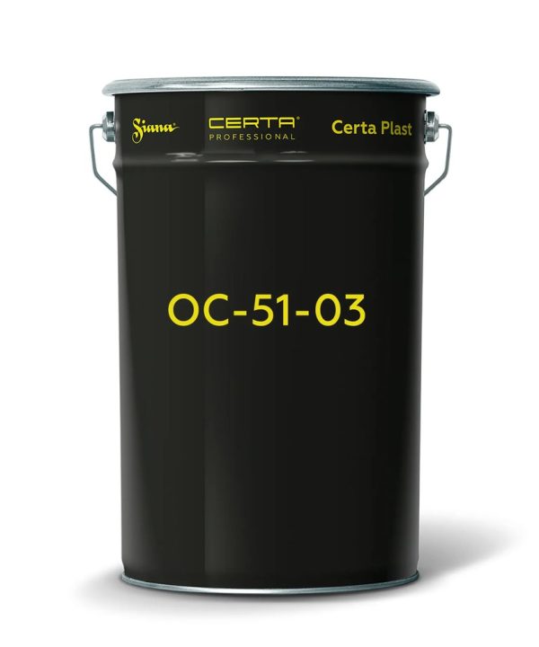 OS-51-03 CERTA radiatsiyaga chidamli (TU 84-725-78) — beton va AES uchun kompozitsiya