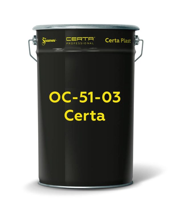 OS 51-03 CERTA — issiqlik tarmoqlari uchun +300 °C gacha organosilikat kompozitsiya