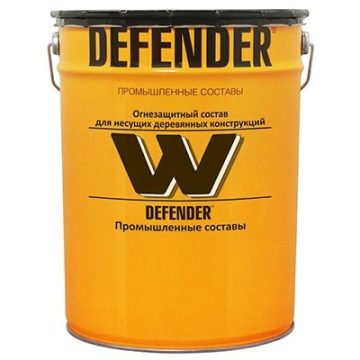 Defender W (VD-AK-222) fire protection paint for timber