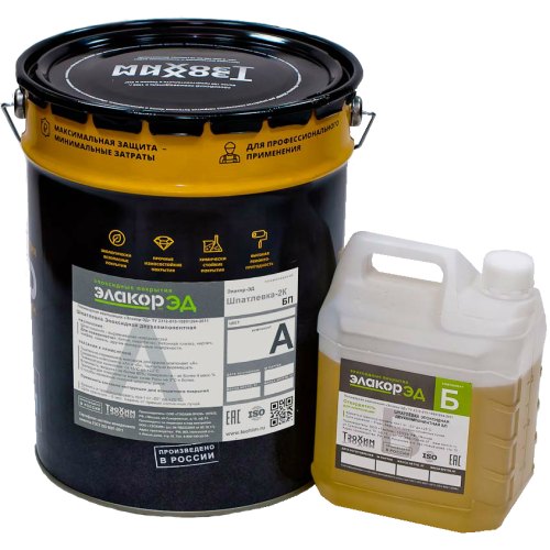 Elakor-ED Shpatlevka-2K BP — unpigmented epoxy filler