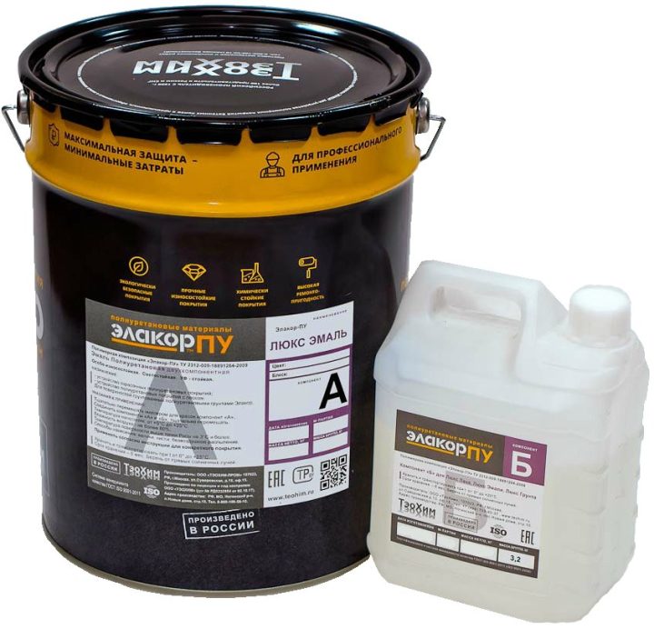 Elakor-PU Lyuks Emal Gloss — lightfast polyurethane floor enamel