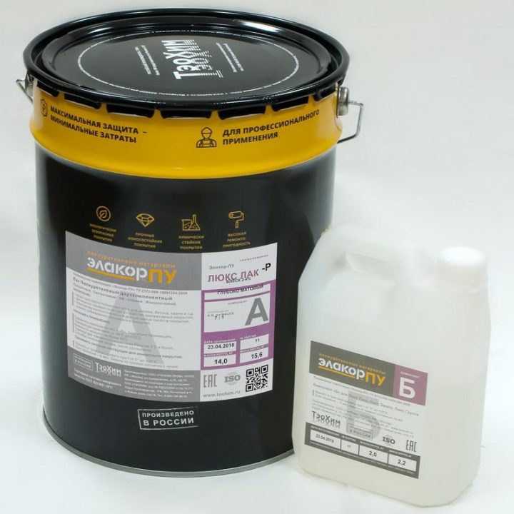 Elakor-PU Lyuks Lak-R Deep Matt — deep matt polyurethane varnish