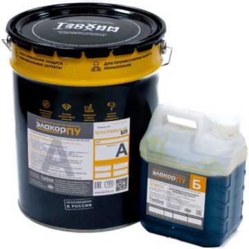 Elakor-PU Shpatlevka-2K BP — unpigmented polyurethane filler