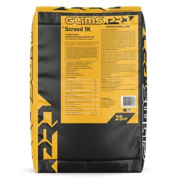 GLIMS® PRO FS Screed 1K — pol uchun yuqori mustahkam sement styajka
