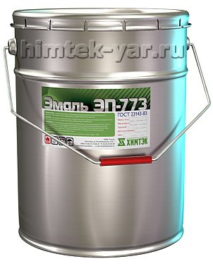 EP-773 Khimtek — chemical-resistant epoxy enamel for hot alkalis