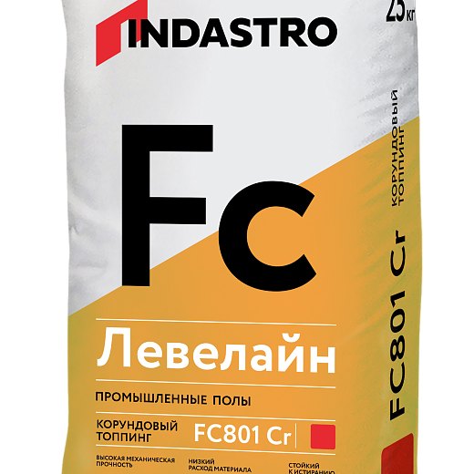 LEVELINE FC801 Cr corundum dry-shake topping — hardening industrial floors