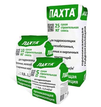 LAKHTA penetrating waterproofing — dry mix for concrete