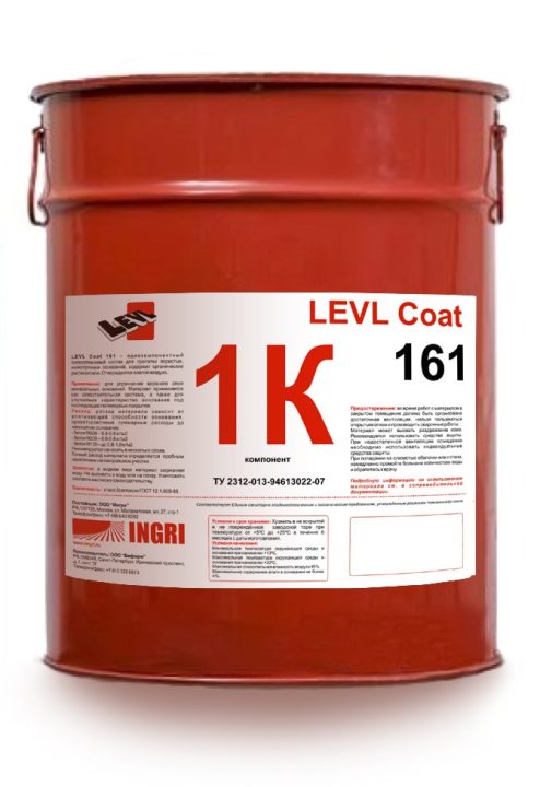 LEVL Coat 161 — beton uchun poliuretan mustahkamlovchi shimdiruvchi tarkib