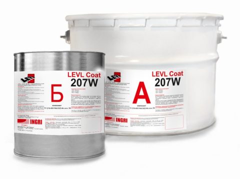 LEVL Coat 207 W — beton uchun shaffof suv asosidagi epoksid grunt-emal