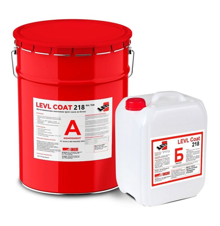 LEVL Coat 218 — high-gloss epoxy primer-enamel for floors