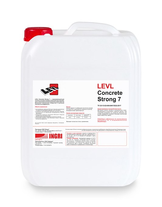 LEVL Concrete Strong 7 — betonni mustahkamlash uchun litiyli shimdiruvchi tarkib