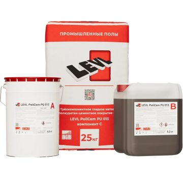 LEVL PoliCem PU 013 — smooth polyurethane-cement floor coating