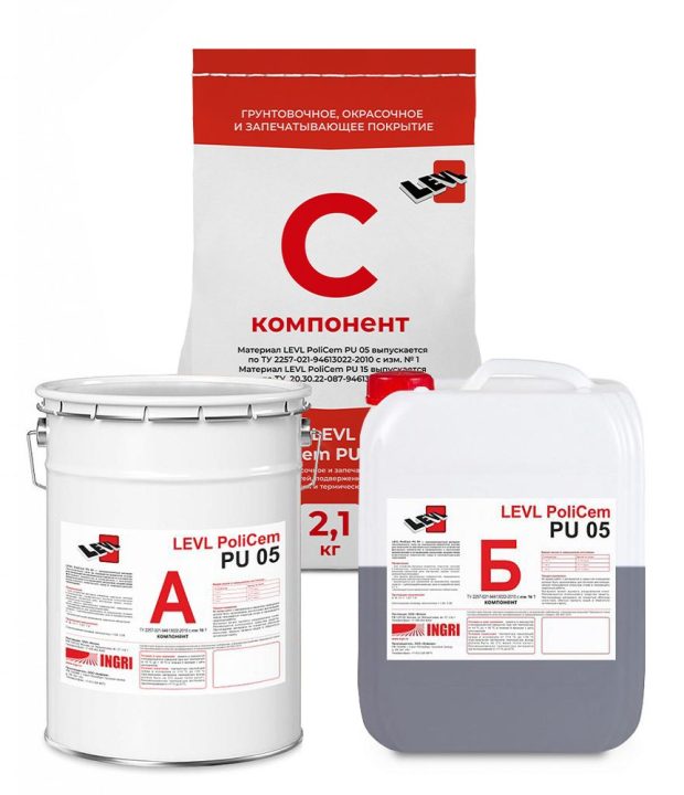 LEVL PoliCem PU 05 — polyurethane-cement primer for PoliCem systems