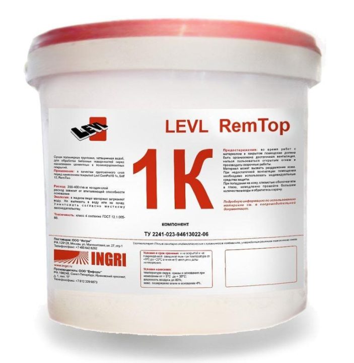 LEVL RemTop — toppingli pollarni mahalliy taʼmirlash uchun tarkib