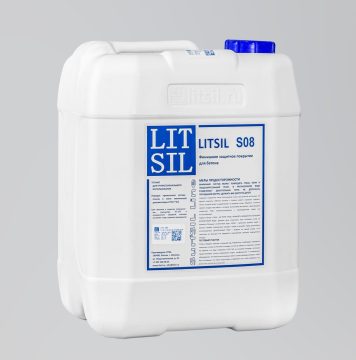 LITSIL® S08 — водный гидрофобизатор для бетона с химической стойкостью