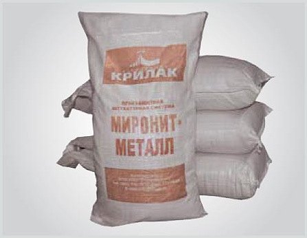 Mironit-Metall — metall konstruksiyalar uchun olovdan himoya suvogʻi (KrilaK)