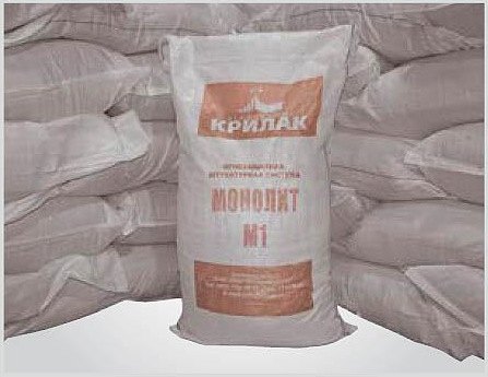 Monolit M1 fire-protective plaster for steel structures (KrilaK)