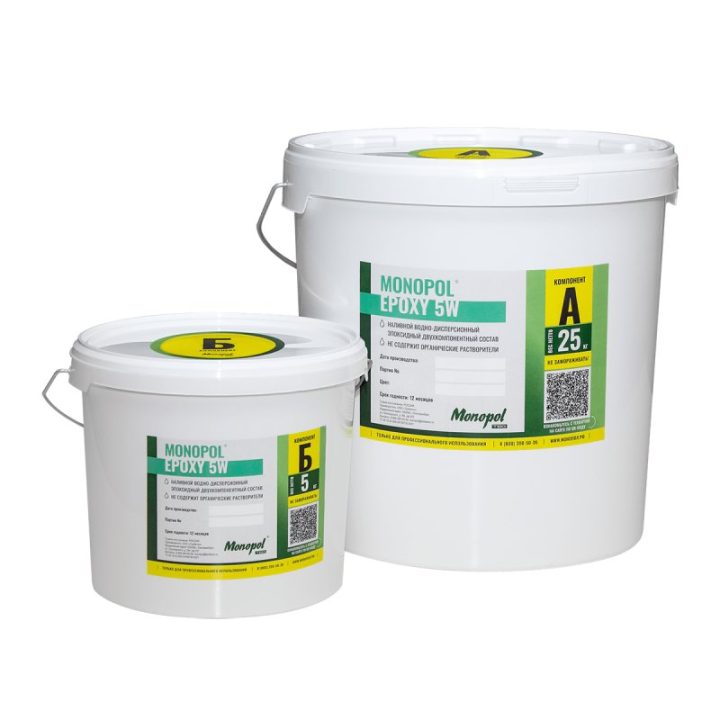 Monopol Epoxy 5W — water-based epoxy floor for wet production areas