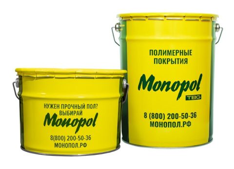 Monopol Epoxy 8 — прозрачный эпоксидный лак для бетонного пола