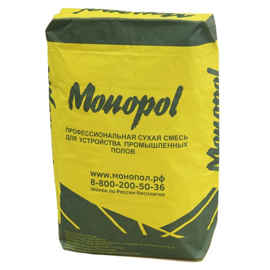 Monopol Hard 40 — polymer-cement self-levelling floor and repair compound