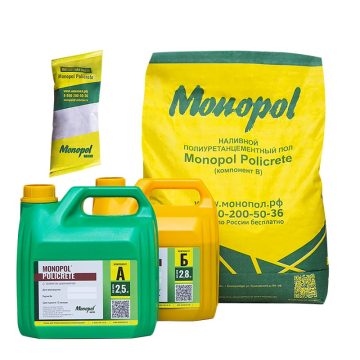 Monopol Policrete 306 — полиуретан-цементный пол для пищевых производств
