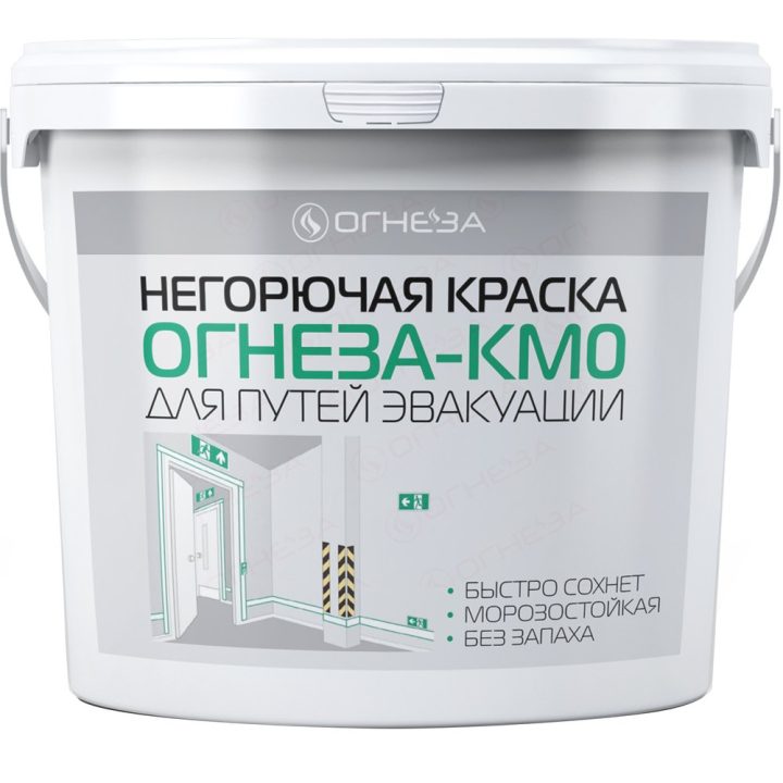 Краска негорючая «ОГНЕЗА» КМ0