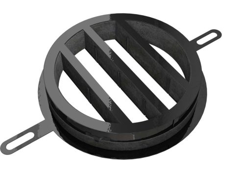 OGNEZA-PM(V)-L ventilation fire collar with lamellae