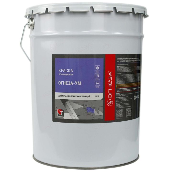 OGNEZA-UM fire-retardant paint (incl. OGNEZA-UM weather-resistant)
