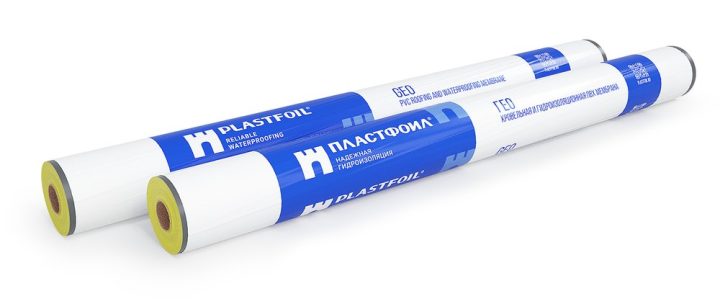 PLASTFOIL GEO — poydevor va tunnellarni gidroizolyatsiyalash uchun PVX membrana