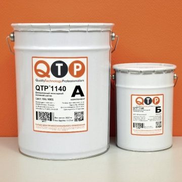 QTP® 1140 — декоративный эпоксидный наливной пол с колеровкой