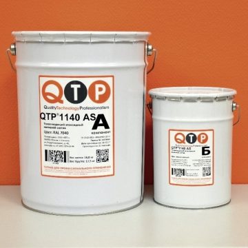 QTP® 1140 AS — колерованный антистатический наливной финиш