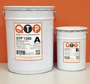 QTP® 1360 — clear epoxy varnish and pore filler