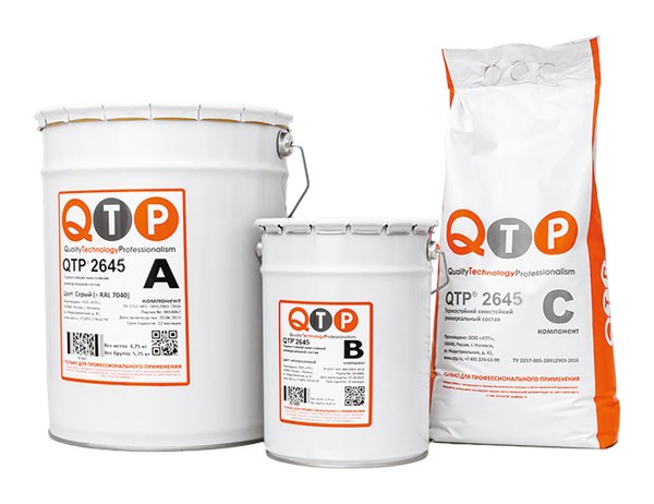 QTP® 2645 — heat- and chemical-resistant polyurethane-cement