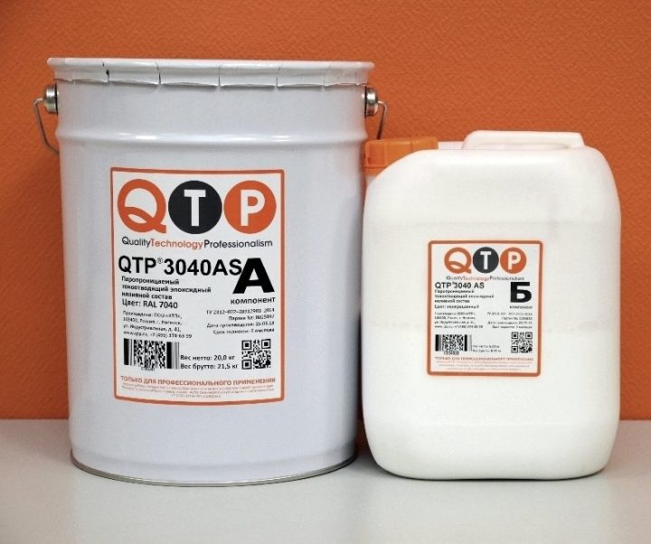 QTP® 3040 AS — паропроницаемый антистатический эпоксидный пол