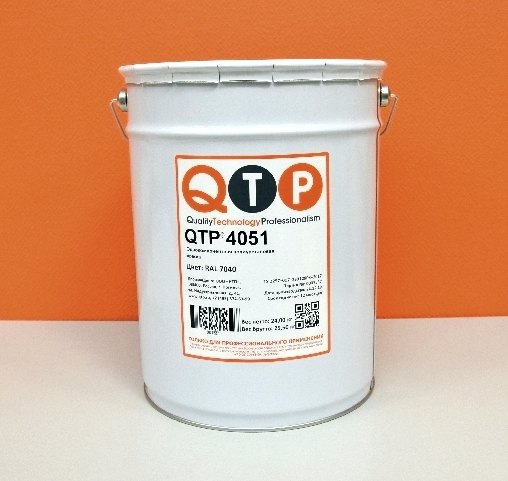 QTP® 4051 — beton uchun bir komponentli poliuretan boʻyoq