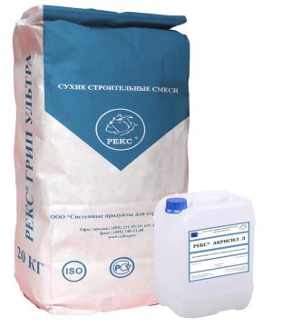 REKS® Akrisil L — uskuna va relslar uchun akril podlivka, −10 °C dan ishlash