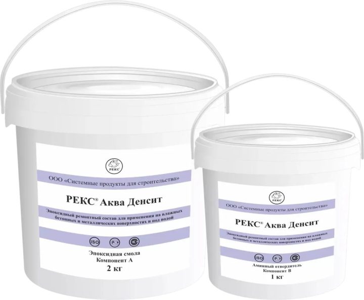 REKS® Akva Densit — epoxy compound for underwater repair and damp concrete