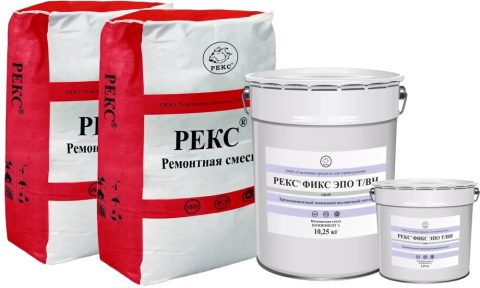 REKS® Fiks Epo T/VN — uch xil konsistensiyali, toʻldiruvchili epoksid podlivka