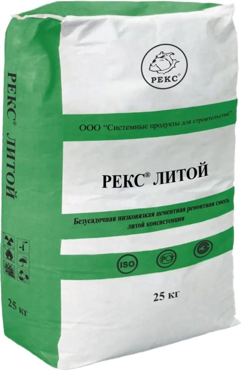 REKS® Litoy — koʻprik tayanchlari va uskunalar ostiga quyma konsistensiyali R4 podlivka